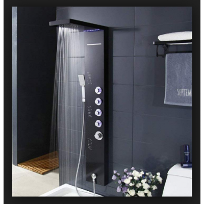 304 stainless steel black painted shower wall panel 907